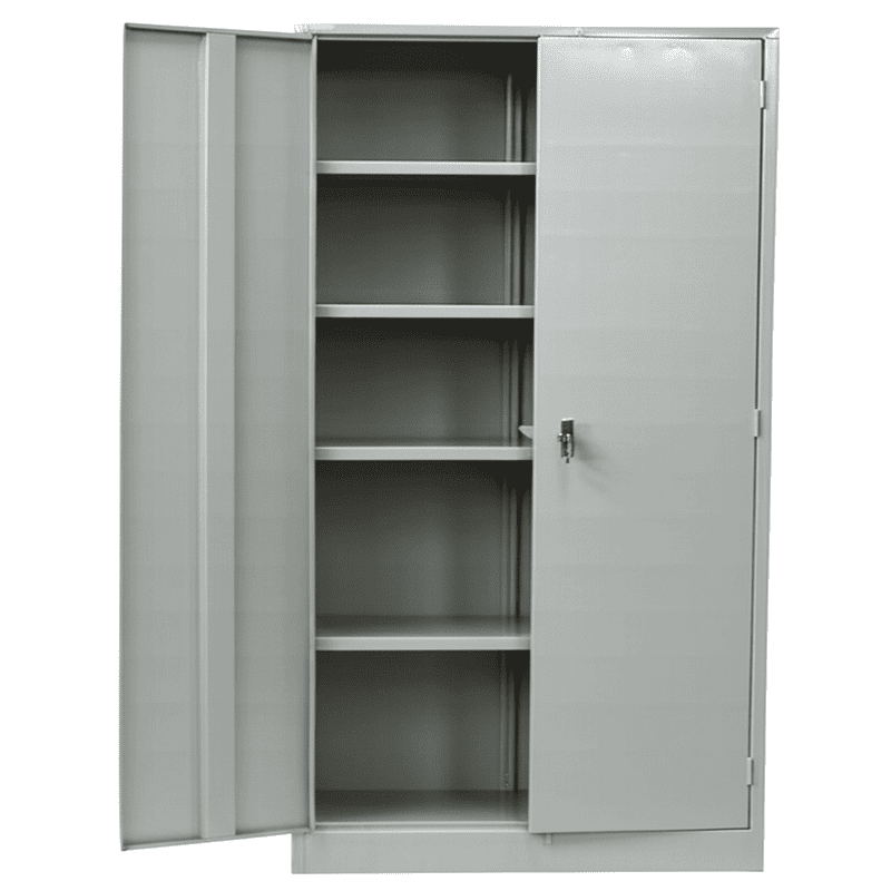 armário_aço_alto_porta_abrir_vista_cinza_porta_aberta_1200mm
