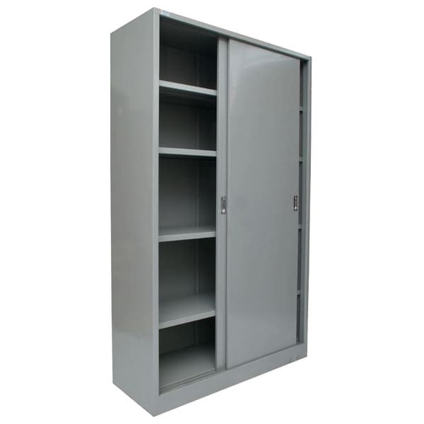 armário_aço_alto_porta_correr_cinza_vista